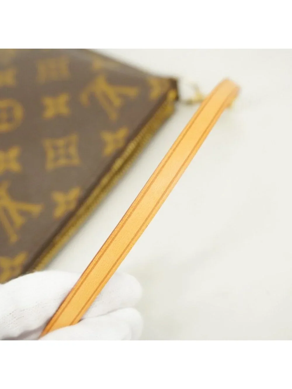 ★SOLD★ Louis Vuitton Pouch Monogram Pochette Brown - Picture 7 of 9